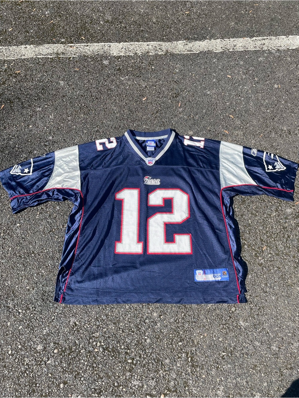 Reebok New England Patriots Tom Brady #12 Jersey Size 2XL